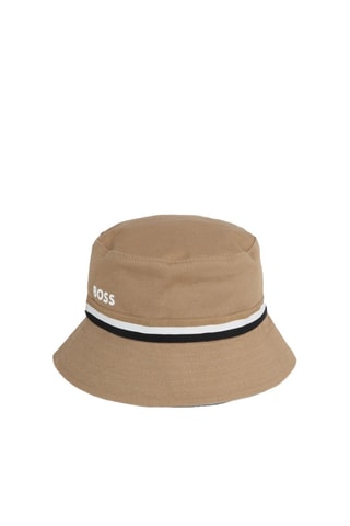 Gorro bucket reversible - Beige y blanco - Boss