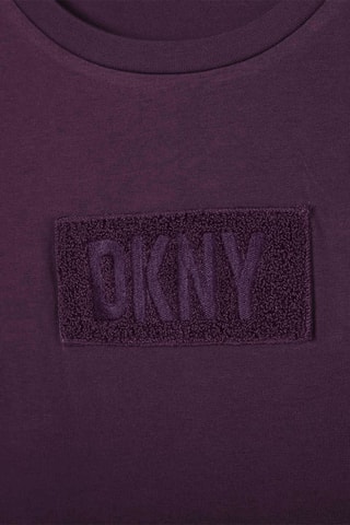 Camiseta de algodón orgánico - Violeta - DKNY