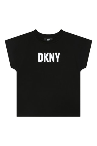 Camiseta de algodón orgánico - Negro - DKNY