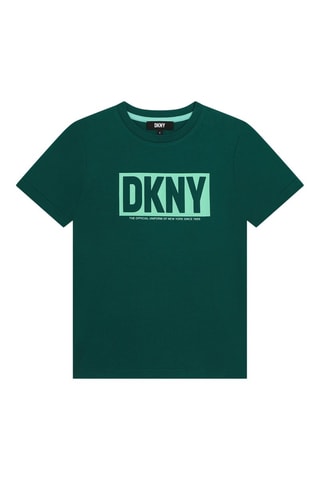 Camiseta de algodón orgánico - Verde - DKNY