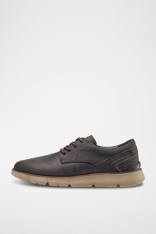 Derbys en cuir Augustino - Bleu marine