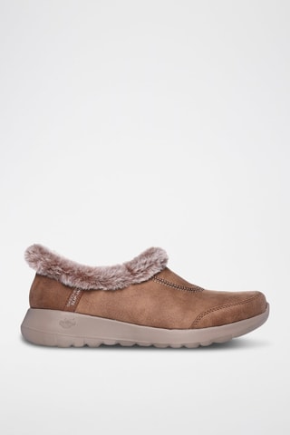 Mules fourrées On-The-Go Joy - Marron