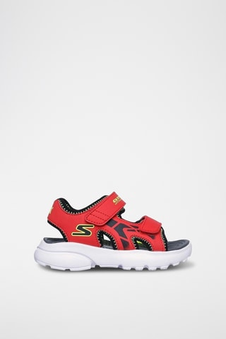 Sandales - Rouge et noir