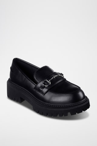 Mocassins à talons Modern Rugged - Noir