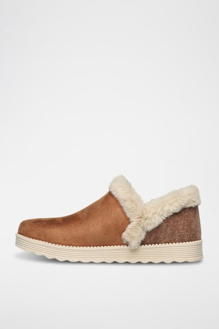 Pantoufles fourrées Arch Fit Dream - Camel