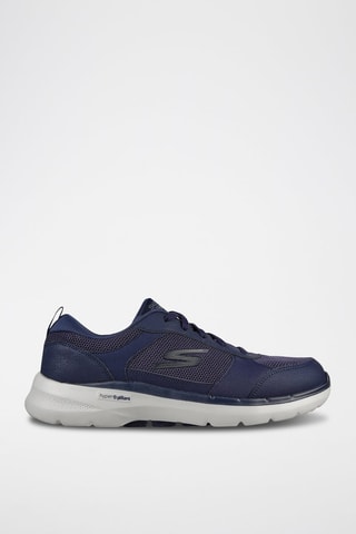 Baskets en cuir Go Walk 6 Compete - Bleu marine