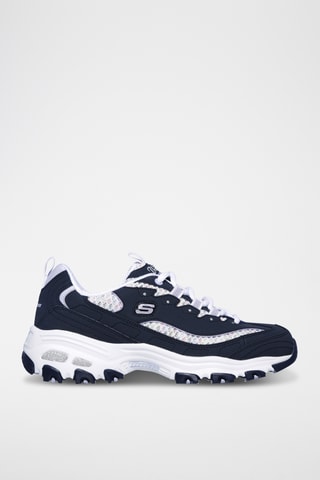 Baskets en cuir D'Lites 1.0 - Bleu marine