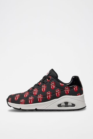 Baskets Street - Noir et rouge