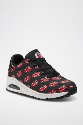 Baskets Street - Noir et rouge