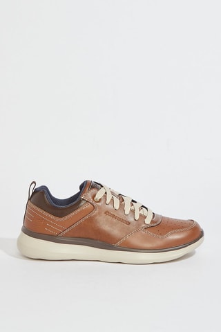 Baskets en cuir Delson 2.0 - Camel
