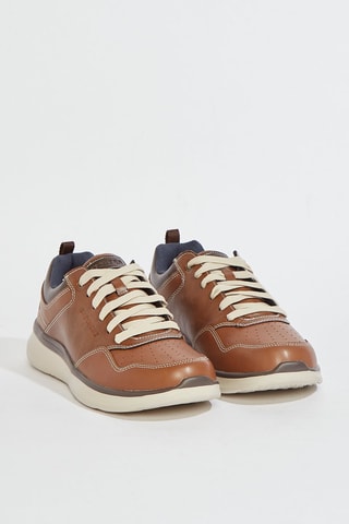 Baskets en cuir Delson 2.0 - Camel