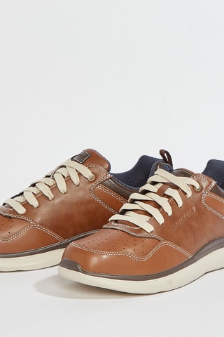 Baskets en cuir Delson 2.0 - Camel