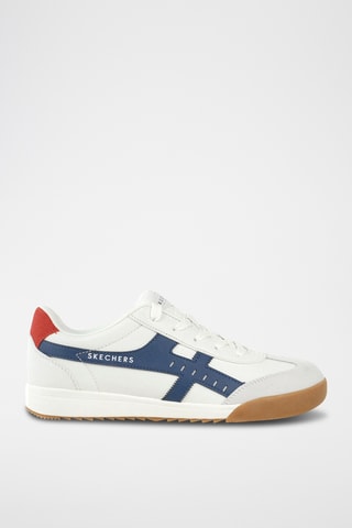 Baskets - Blanc et bleu cobalt