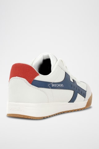Baskets - Blanc et bleu cobalt