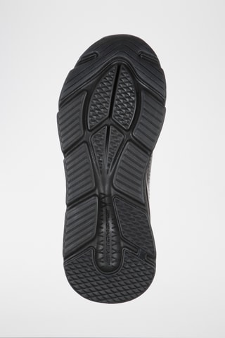 Baskets compensées en cuir - Noir