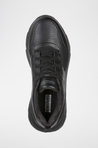 Baskets compensées en cuir - Noir