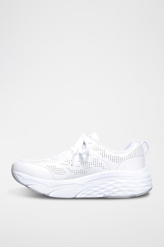 Baskets compensées en cuir - Blanc