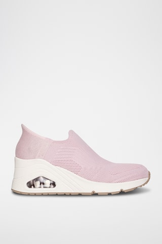 Slip-on compensés - Rose