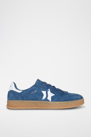 Baskets en cuir - Bleu