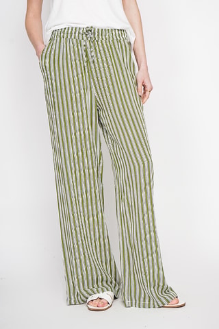 Pantalon en lin - Kaki