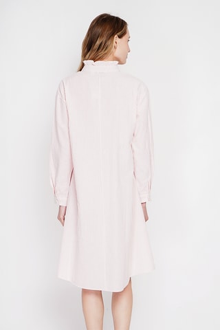 Robe trapèze en lin - Rose clair