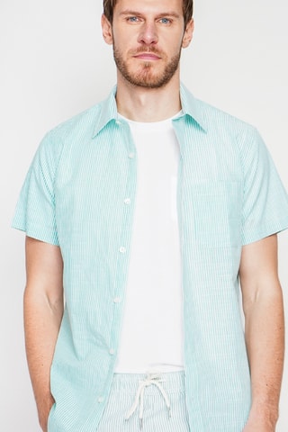 Chemise en lin - Vert