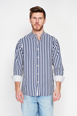 Chemise en lin - Bleu marine