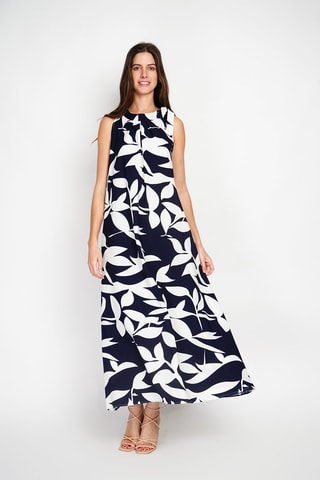 Robe longue - Bleu marine