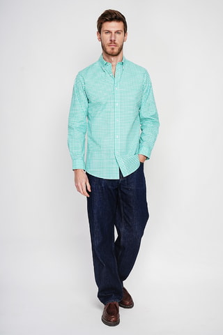 Chemise en lin - Vert