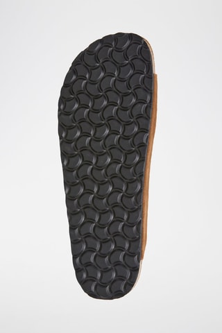 Mules en nubuck - Marron