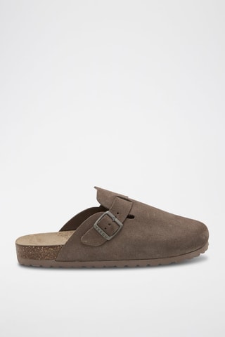 Sabots en cuir - Marron