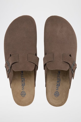 Sabots en cuir - Marron