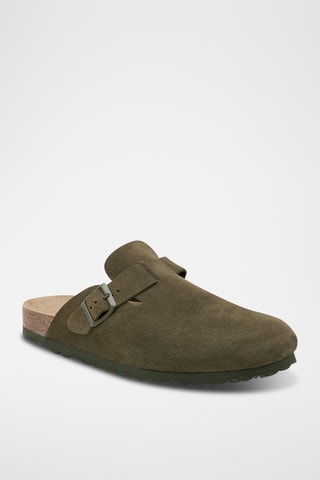 Sabots en cuir - Vert