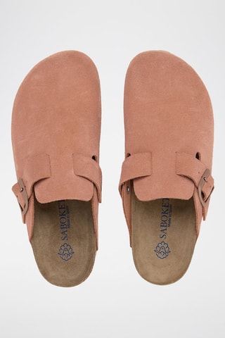 Sabots en cuir - Rose