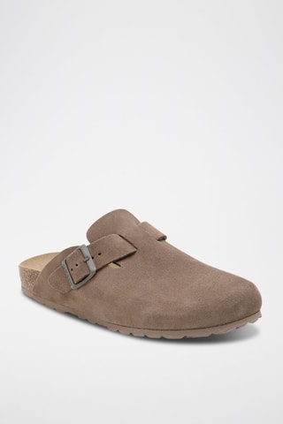 Sabots en cuir - Marron