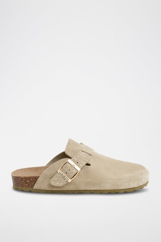 Sabots en nubuck - Kaki
