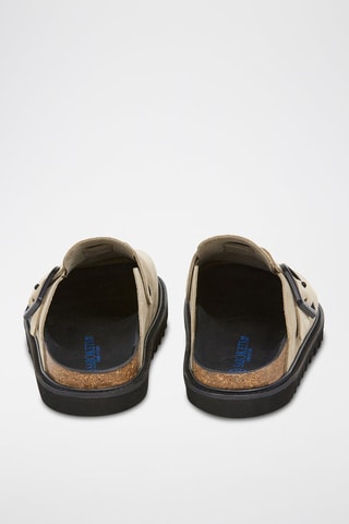 Sabots en nubuck - Kaki