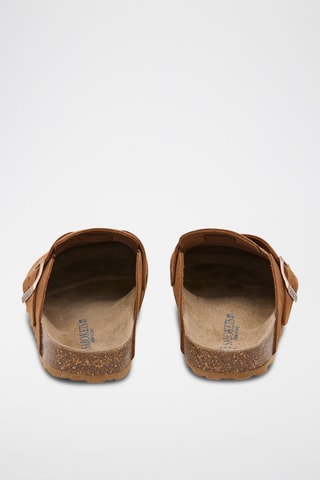 Sabots en nubuck - Marron