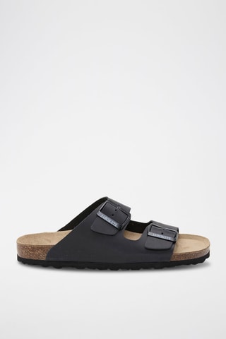 Mules en cuir - Noir