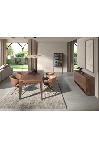 Tavolo da pranzo allungabile in noce - 200/250/300 x 90 x 75 cm