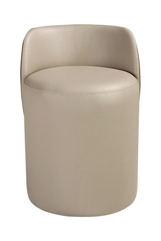 Pouf - Marrone - In vinile e poliestere