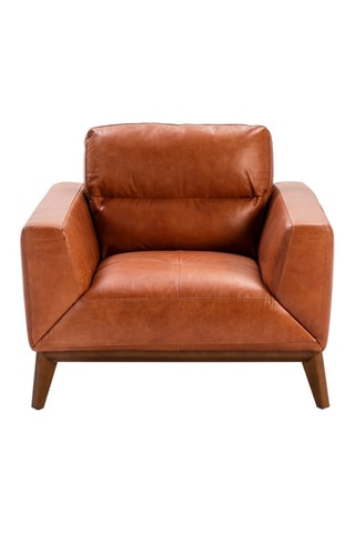 Poltrona - Marrone - In pelle