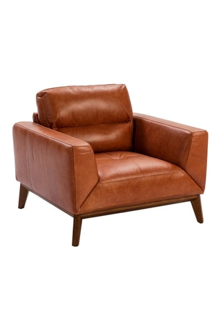 Poltrona - Marrone - In pelle