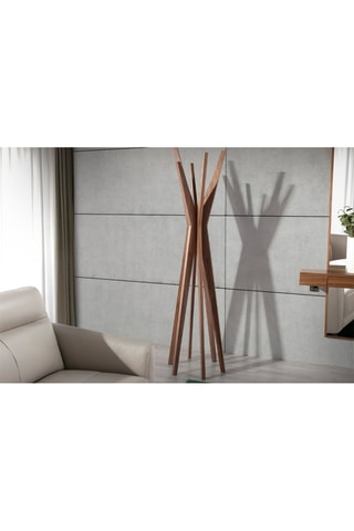 Attaccapanni - Neutro - Struttura in noce - 190 x 50 x 50 cm