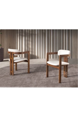 2 sedie in legno massiccio - 57 x 75 x 51 cm