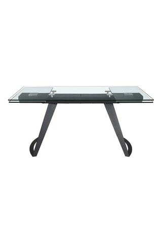 Tavolo da pranzo estensibile in vetro - 180/225 x 75 x 100 cm
