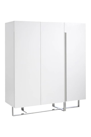 Credenza 3 ante - Bianco - 120 x 42 x 135 cm