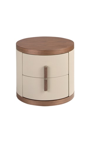 Comodino 2 cassetti in legno - 50 x 46 x 50 cm