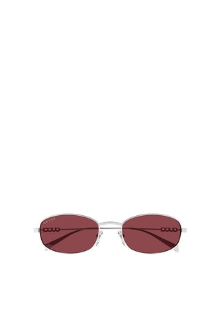 Gafas de sol hombre - Categoría 3 - Gucci - Plateado