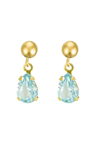 Boucles d'oreilles Jolie Topaze - Or jaune et topazes